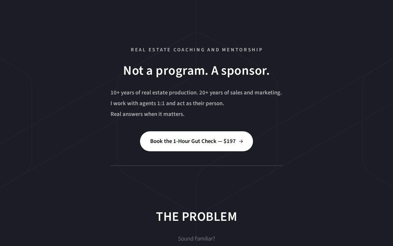 The Agent Sponsor